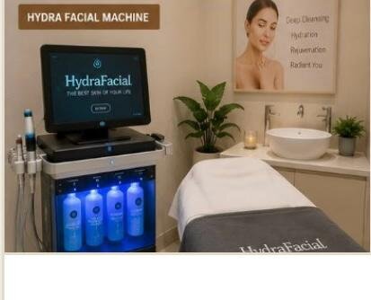 HydraFacial machine and facial treatment suite